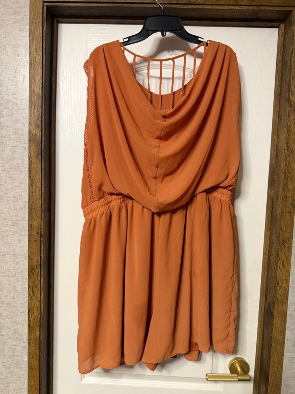 Forever 21 Rust Orange Sleeveless Romper Shorts - Picture 5 of 5